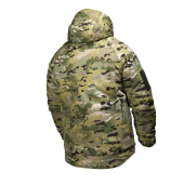 Зимова тактична куртка Soft Shell із утеплювачем Omni-Heat Global Ballistics Мультикам L