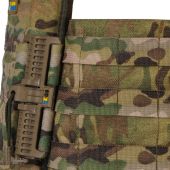 Бронежилет 4 класу захисту ДСТУ зі сталевими плитами Armox 600T + плитоноска Ares Gen. 2 Мультикам Чорний