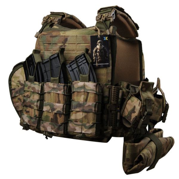 Плитоноска ARES Gen.2 МАХ МУЛЬТИКАМ + 7 підсумків