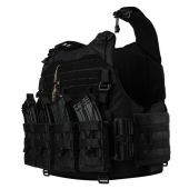 Тактична плитоноска Warmor Gen.4 ЧОРНИЙ + 4 підсумки