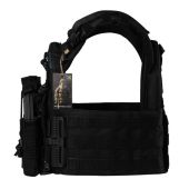Плитоноска Warmor Gen.3 Pro ЧОРНА + 3 підсумки