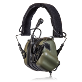 Тактичні навушники EARMOR M32 з універсальним кріпленням Олива