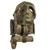 Плитоноска Warmor Gen.3 Max, колір МУЛЬТИКАМ + Захист шиї, плечей та 8 підсумків