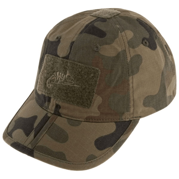 Тактична кепка Складна Helikon PolyCotton Ripstop  Лісова пантера