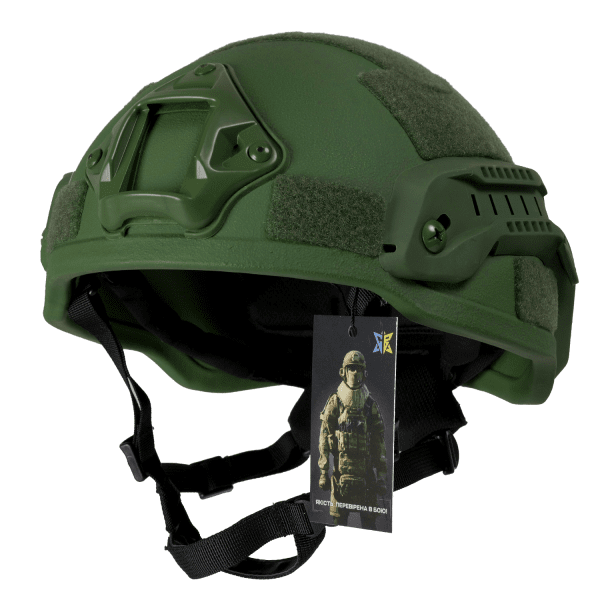 Шолом MICH 2000 Mid Cut Assault Shell Helmet NIJ IIIA олива