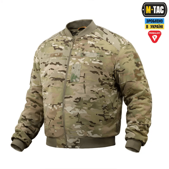 Куртка зимова M-Tac MA-1 Military Primaloft. Мультикам M/R