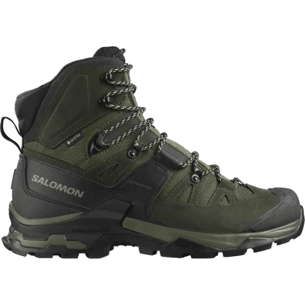 Черевики тактичні SALOMON Quest 4 GTX, Чорний-Олива 46