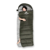 Спальник з капюшоном лівий (1°C) Naturehike U350  Зелений