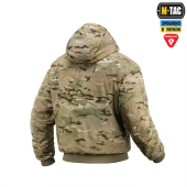 Куртка зимова M-Tac MA-1 Hooded Military Primaloft. Мультикам M/R
