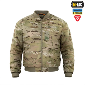 Куртка зимова M-Tac MA-1 Military Primaloft. Мультикам M/R