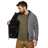 Двостороння флісова куртка IANOS SHERPA 2-в-1 Чорна M