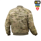 Куртка зимова M-Tac MA-1 Military Primaloft. Мультикам M/R