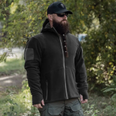 Кофта флісова з капюшоном Combatant THOR Чорна XL