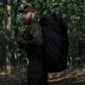 Тактична сумка-баул на 100л  Cordura 500D  Чорна