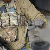 Ремінь збройовий RAGNAROK триточковий з широким наплічником KRAKEN carbine. Койот