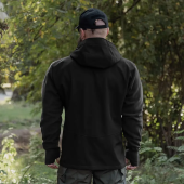 Кофта флісова з капюшоном Combatant THOR Чорна XL