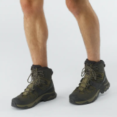 Черевики тактичні SALOMON Quest 4 GTX, Чорний-Олива 46