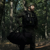 Тактична сумка-баул на 100л  Cordura 500D  Чорна