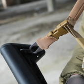 Ремінь збройовий RAGNAROK триточковий з широким наплічником KRAKEN carbine. Койот