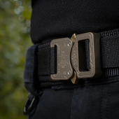 Тактичний ремінь Cobra Buckle Tactical Belt M-Tac. Розмір M/L. Чорний