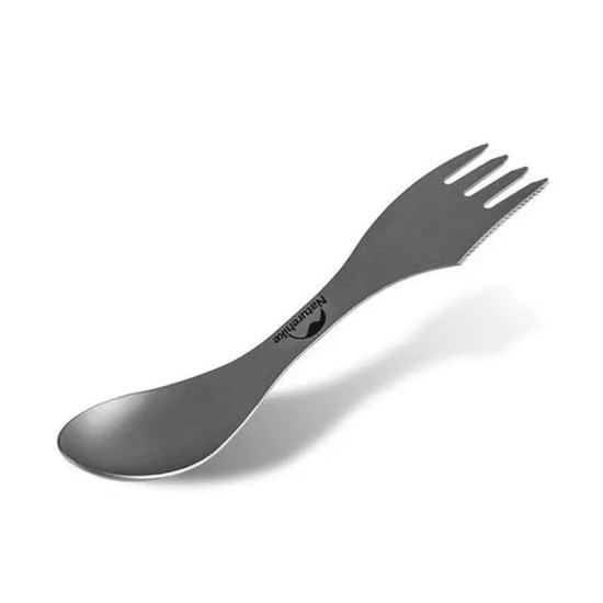 Ложка-вилка-нож титановая Naturehike Titanium Серый