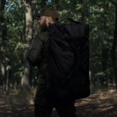 Тактична сумка-баул на 100л  Cordura 500D  Чорна