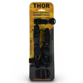 Одноточковий ремінь з комплектом кріплень до плитоноски RAGNAROK THOR. Чорний
