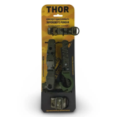 Одноточковий ремінь з комплектом кріплень до плитоноски RAGNAROK THOR. Мультикам+Олива