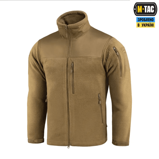 Флісова куртка-кофта M-Tac Alpha Microfleece Gen.II Койот M