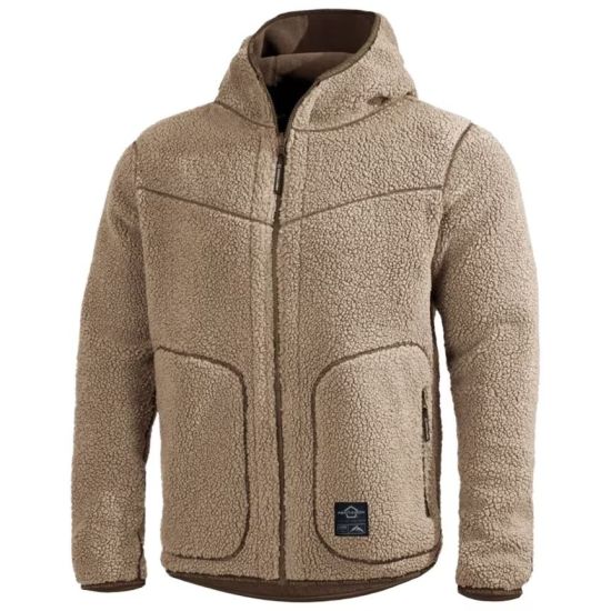 Двостороння флісова куртка IANOS SHERPA 2-в-1 Хаки L